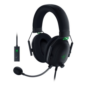 AURICULARES PARA JUEGOS Y TARJETA DE AUDIO USB RAZER BLACKSHARK V2 - 7.1 THX - PC / PS4 / PS5