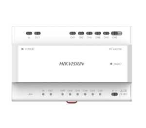 Hikvision DS-KAD706 Audio-/Videoverteiler für 2-Kabel-CCTV-Systeme
