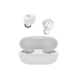 QCY Headphones In-Ear Bluetooth T17 Noise Cancelling - White