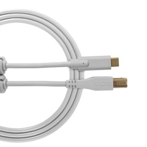 U96001WH UDG ULTIMATE AUDIO CABLE USB 2.0 C-B WHITE STRAIGHT 1,5M