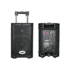 SM-6208Α Επαναφορτιζόμενο ενεργό ηχείο 8 με 2 ασύρματα μικρόφωνα