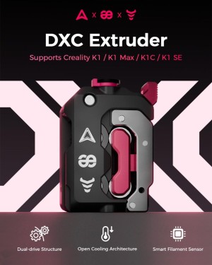 Creality DXC Extruder for K1, K1 Max, K1C, K1 SE - plug and play no conversions needed