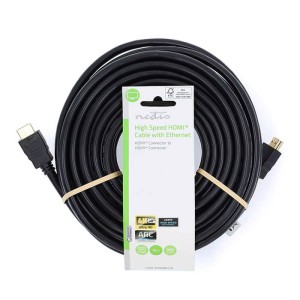 NEDIS CVGL34060BK150 Καλώδιο High speed HDMI with Ethernet, HDMI αρσ. - HDMI αρσ., 15m.
