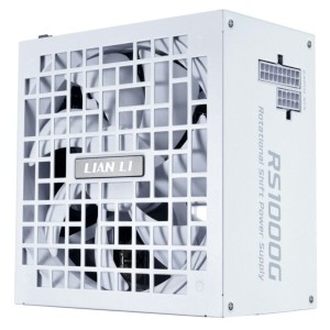 Lian Li RS1000W White - 1000 Watt 80+ Gold PSU - 12V-2x6 Colored Cable - RS Hub - Fully Modular