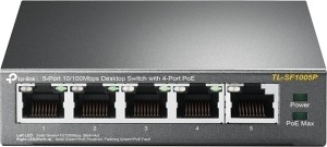 TP-LINK TL-SF1005P v1 Conmutador PoE L2 no administrado con 5 puertos Ethernet