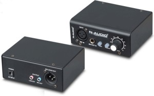 N-Audio MIC1 Mikrofonvorverstärker Einkanal mit Phantomspeisung und 1 XLR-Eingang