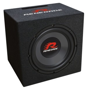 Subwoofer per auto Renegade RXV 1000 10 500W RMS con scatola