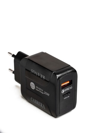 Keanos® CABRERA 20WATT 2+1 Φορτιστής Τοίχου (Μαύρος)