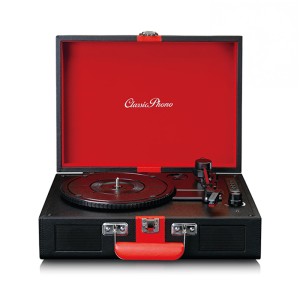 LENCO CLASSIC PHONO TT-110BKRD