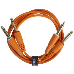 U97004OR Ultimate Audio Cable Set 1/4 Jack - 1/4 Jack Orange Straight 3m