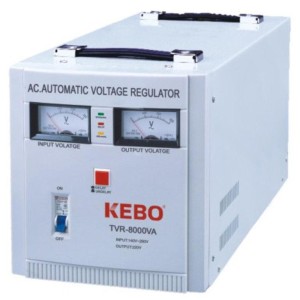 VOLTAGE STABILIZER-REGULATOR 8000VA HIGH EFFECTIVE ANALOG (TVR) KEBO