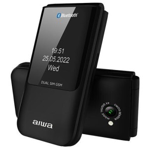Cellulare Aiwa FP-24 MKII Dual SIM con pulsanti neri