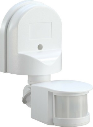 Sensor de Movimiento Starlux ST10F con Alcance 12m 180° 1200W 230VAC en Color Blanco