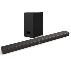 Soundbar e subwoofer wireless 2.1 Aiwa (HE-1200SW) con potenza 120 W - Bluetooth, HDMI - Nero HE-1200SW