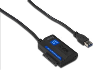 Adaptador Digitus USB 3.0 Para 2,5 / 3,5 Sata 3 HDD / SSD Cable 1.2m DA-70326