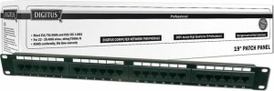 Digitus DN-91524U Patch Panel Cat 5e STP con 24 porte Nero