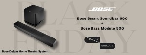 Bose Deluxe Heimkinosystem – Bose Smart Soundbar 600 + Bose Bass Module 500