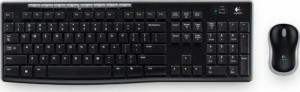 Logitech Wireless Combo MK270  Ασύρματο Σετ Πληκτρολόγιο και Ποντίκι Ελληνικό
