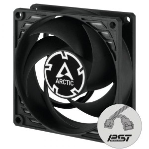 ARCTIC P8 PWM PST Case Fan – 80mm case fan with PWM control and PST cable