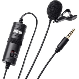 Microfono a condensatore Boya 3.5 mm BY-M1 per fotocamera
