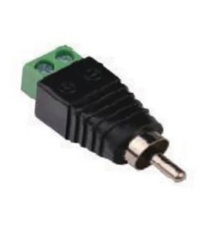 RCA ADAPTOR ΑΡΣΕΝΙΚΟ ΣΕ ΚΛΕΜΑ 2P COAX JT-1269 JKG