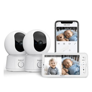 Arenti AINanny B2 Κιτ Παρακολούθησης Μωρού WiFi 2MP/1080P με Διπλές Κάμερες και Οθόνη LCD (AINANNY B2 2CAM) (AREAINANNYB2-2CAM)