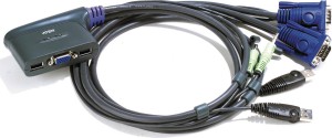 Aten - CS62US - 2-Port USB VGA/Audio Καλώδιο KVM Switch