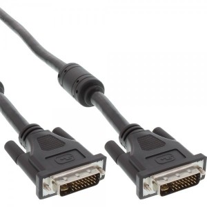 Powertech CAB-DVI003 Cavo 1.5 m DVI a DVI M/M