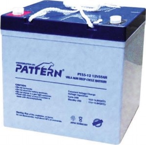 BATERÍA DE PLOMO DE DESCARGA PROFUNDA 12V / 55Ah PT55-12 PTN