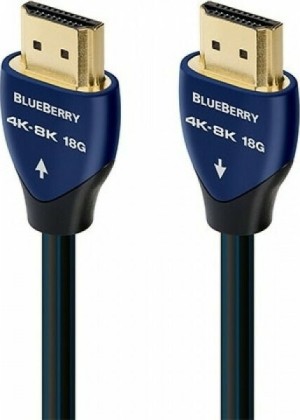 AudioQuest BlueBerry 4K-8K cable HDMI de 18 Gbps-1 m
