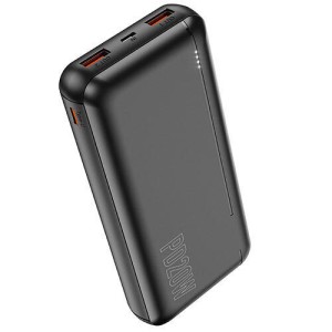 Lamtech Power Bank 20000mAh 22.5W με 2 Θύρες USB-A και 2 Θύρες USB-C Power Delivery / Quick Charge 3.0 Μαύρο