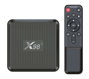 TV Box X98Q 4K UHD con WiFi USB 2.0 2GB RAM e 16GB Storage con sistema operativo Android 11.0