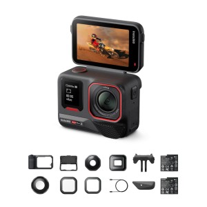 Insta360 Ace Pro 2 Ultimate Videography Bundle Action Cam - 3 lenses, 2 filters,Xplorer grip pro kit