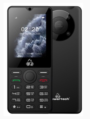 POWERTECH κινητό τηλέφωνο Milly Big II, 2.4, με φακό, μαύρο