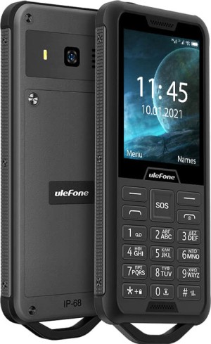 ULEFONE κινητό τηλέφωνο Armor Mini 2, IP68, 2.4, Dual SIM, μαύρο
