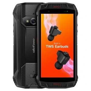 Smartphone ULEFONE Armor 15, con auriculares TWS, 5.45, 6/128GB, negro