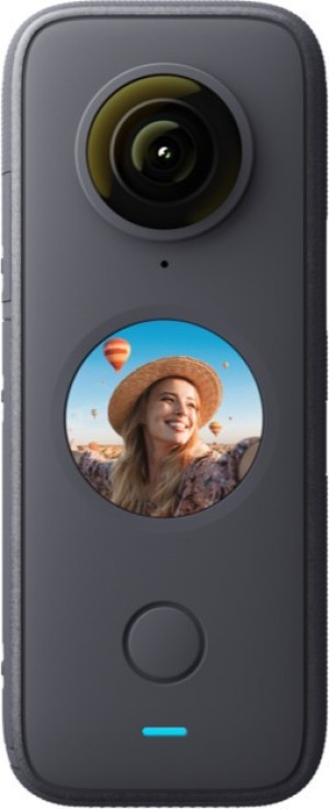 insta360 ONE X2 - Action camera impermeabile a 360 gradi, 5.7K 360, stabilizzazione, modifica AI touch screen