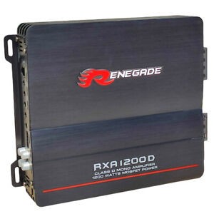 Renegade RXA 1200D Single Channel Amplifier 300W / 4Ω