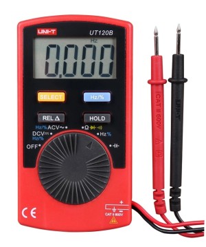 UNI-T Digitales Taschenmultimeter UT120B, 600 V DC/AC