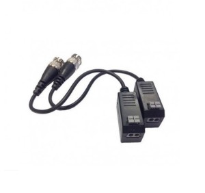 Hikvision, DS-1H18S, video balun pasivo (par) para señal TVI