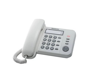 Panasonic Ενσύρματο Τηλέφωνο Γραφείου Λευκό KX-TS520EX