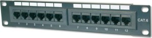 Patch Panel Digitus DN-91512U 12 puertos CAT5e 10 UTP