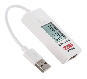 Tester per cavi USB UNI-T UT658B, con display