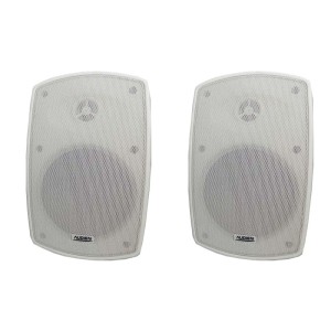 AUDIEN BT-408 Plastic 2 Way White Speaker (Pair)