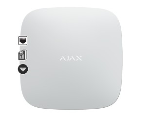 Ajax HUB 2 (4G) Weißes drahtloses Alarmpanel
