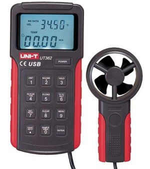 Anemómetro UNI-T UT362, con display
