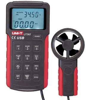 UNI-T anemometer UT362, with display