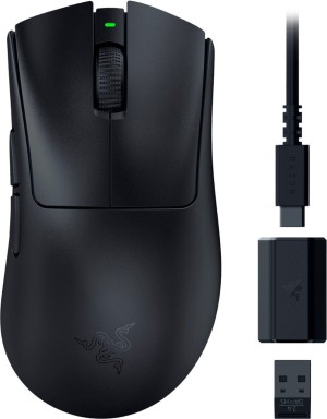Razer DEATHADDER V3 HYPERSPEED – 55g Ultralight Wireless Gaming Mouse – 100h Battery – 26K DPI – 55g Ultralight Wireless Gaming Mouse – 100h Battery – 26K DPI