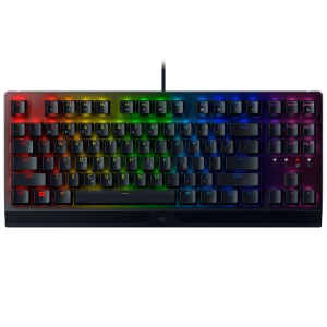 DISEÑO GR DEL TECLADO MECÁNICO PARA JUEGOS SIN LLAVE RAZER BLACKWIDOW V3 - INTERRUPTORES VERDES