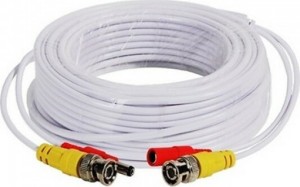 ANGA CVD-5-C Cable CCTV de 5m (Preparado) con conector Video BNC A/A+DC (A/Θ)